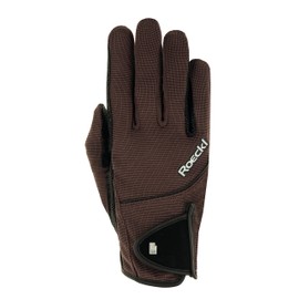 Roeckl Sports Milano Riding Gloves, Leisure Summer Gloves, Mocha 6.5