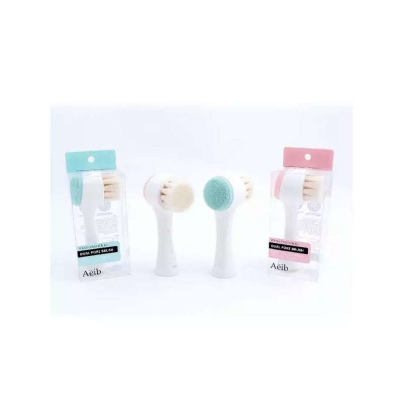 Deep Cleansing 딥클렌징 듀얼 모공 브러시/페이스/세안/클린징/클렌징/브러쉬/얼굴/거품/고급/클랜징/다기능/다목적 [핑크] Deep Cleansing Dual