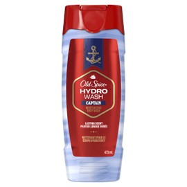 Old Spice Men's Body Wash Moisturizing Hydro Wash, Captain Scent, 473ml