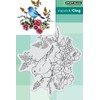 Penny Black Cling Stamps-Flower Perch
