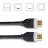 Hama 00039667 - HDMI cables (HDMI, HDMI, Male/Male, Black)