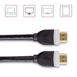 Hama 00039667 - HDMI cables (HDMI, HDMI, Male/Male, Black)