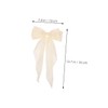 Outanaya 4pcs Satin Ribbon Hair Bows with Spring Clips for