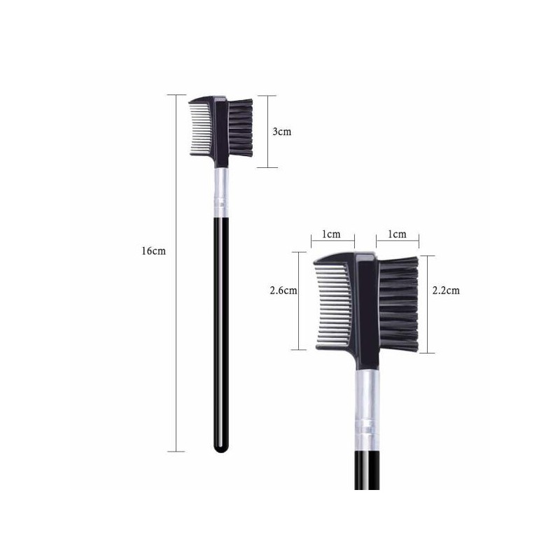 속눈썹 빗과 눈썹 브러시 1PCS 세트 Eyelash Comb and Eyebrow