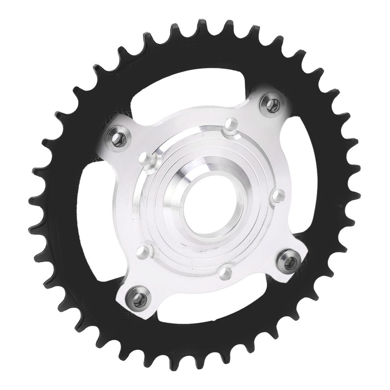 38T 104 BCD Electric Bike Chainring and Adapter Aluminum Alloy