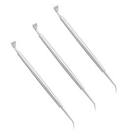 DOITOOL 3pcs Stainless Steel Eyelash Separator Tool for Brow Lamination Wispy Lashes