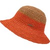 CHILLOUTS Women's Wisla Hat Sun, Orange/Brown, S-M