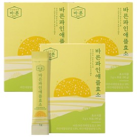 Barun Pineapple Enzyme Fruit and Vegetable Fermentation, 90g, 3 Boxes / 바른 파인애플 효소 과채 발효, 90g, 3박스