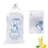 10 Ice Cube Bags, Heavy Duty Reusable Ice Bags with