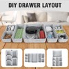 Felt drawer organiser,Drawer Organiser Set,Stackable Storage Boxes,Eco-Friendly Makeup Drawer Organiser,Felt