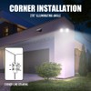 FORCETEK Solar Lights Bright 1500LM 100 LED Outdoor Solar Power