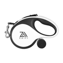 Retractable Dog Leash, 16 ft Tangle-Free 360° Design, Heavy Duty Nylon Lead, One-Hand Brake & Lock for Quick Control, Anti-Slip Comfort Handle Pet Walking Leash for Dogs Up to 110 lbs