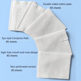 SHISEPTIC 4-in-1 Makeup Remover & Skin-Nourishing Cotton Pads for Face & Eyes | Dual-Sided, Soft Tencel Fiber | Gentle Cleansing, Soothing & Hydrating | 200 Count (120 Soothing + 80 Dual-Sided)