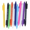 11Pcs Press Ballpoint Pen Colorful Shell 0.5mm Ballpoint Pen Black