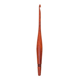 Ommi Ergonomic Handle Crochet Hooks | Handcrafted 6.7’’ Padauk Wood Crochet Hook | Knitting Needle, Craft Yarn Weave | Best Gift! (Padauk, 10 mm)