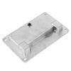 sourcing map Cupboard Door 11x7cm Metal Recessed Flush Sliding Carry