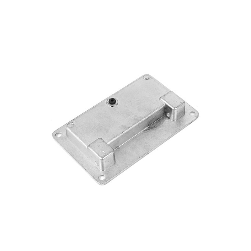 sourcing map Cupboard Door 11x7cm Metal Recessed Flush Sliding Carry