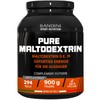 Bandini® Maltodextrin 900 g, fine carbohydrate powder, popular with fitness
