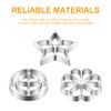 4Pack Metal Waffle Mould Set Durable Rosette Cookie Bunuelos Tool