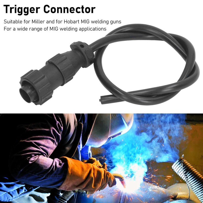 Trigger Connector, 4 Pin Plug with Wire for MIG Welding