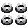 CENPEK 4 Packs Sink Overflow Ring Cover Bathroom Sink Hole