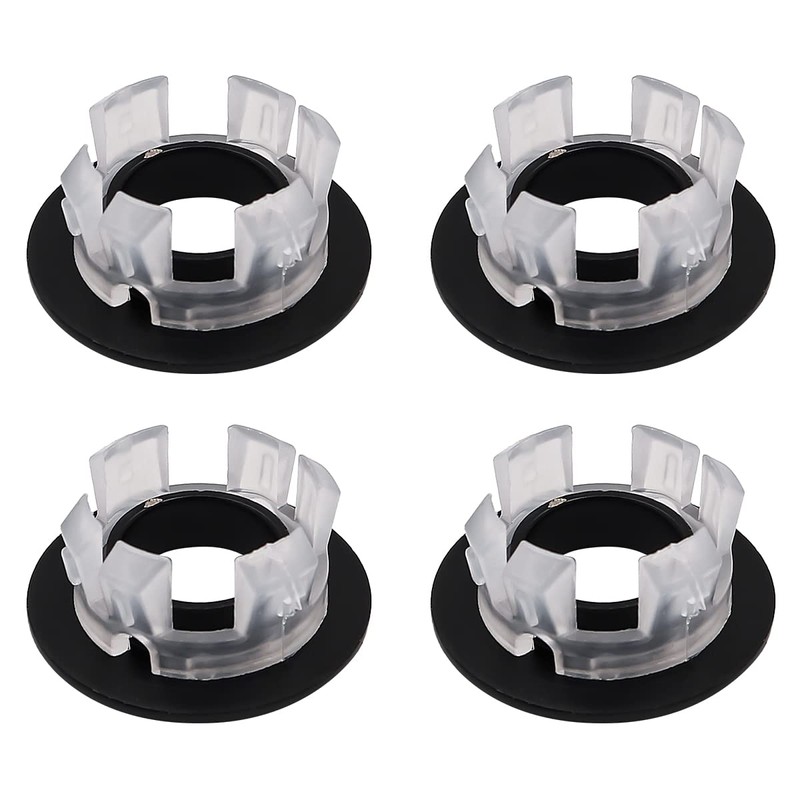 CENPEK 4 Packs Sink Overflow Ring Cover Bathroom Sink Hole