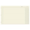 BookFactory Ledger Pad/Large 2 Column Accounting Ledger Columnar (Two Columns)