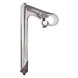 Origin8 Classique Sport Quill Stem, 180 x 80 x 25.4mm, 1" Fork Diameter, Silver