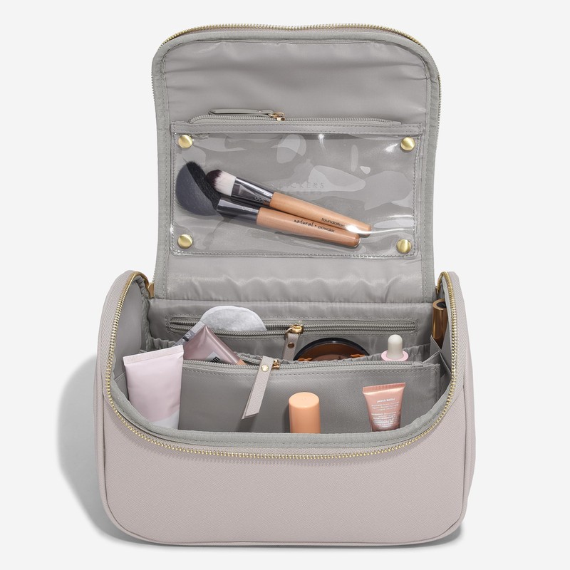 Stackers Taupe Large Cosmetic Case