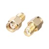 CK RF SMA Female to RP-SMA Female Adapter Barrel Connector