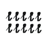 IDEALSV 200 Pcs (100 Stes) Picture Hangers 30LB with Nails