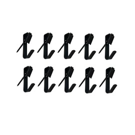 IDEALSV 200 Pcs (100 Stes) Picture Hangers 30LB with Nails Kits Black Photo Frame Hooks Hanging Key