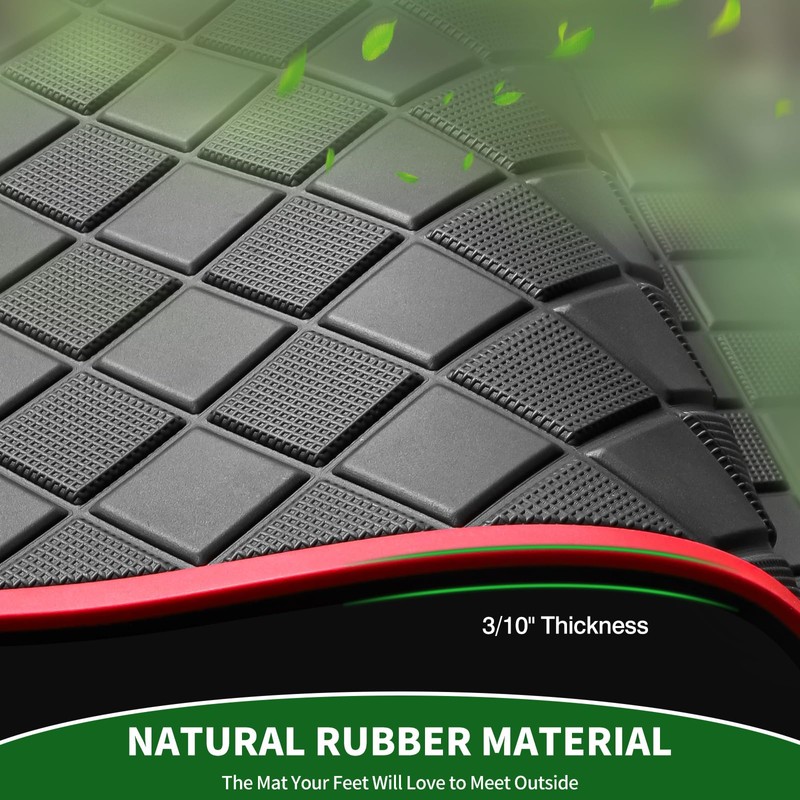 Cartalia Golf Cart Floor Liner Mat 8mm Thick Rubber Full