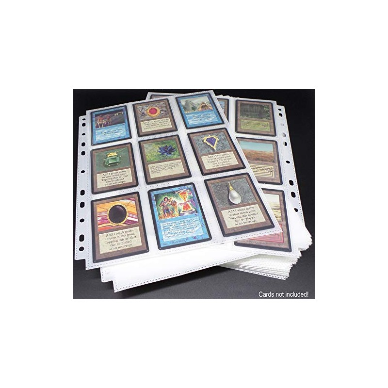 docsmagic.de 50 18-Pocket Pages White - Sideloading - 11 Holes