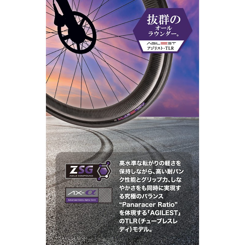 Panaracer Asiist TLR 700 x 25C Tubeless Ready Black F725TR-AG-B