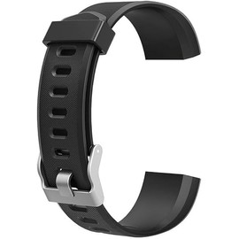 Ymhapp 1Pc Black Replacement Wristbands, Adjustable Wristbands, Bracelet Accessories, Replacement Bands, Fitness Tracker for ID115Plus HR Smart Watch Straps