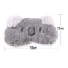 LHKJ Cute Animal Fluffy Sleeping Eye Mask, Soft Plush Blindfold