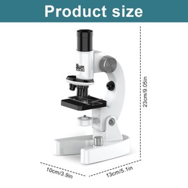 Mikroskop für Kinder, 200x-4800x Lupe Kinder, Tragbares Mikroskop Set