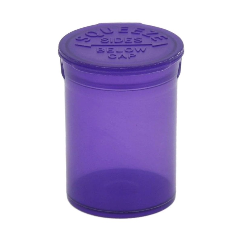 Multi-Use Airtight Empty Pill Bottles with Hinged Lids, 30 Dram