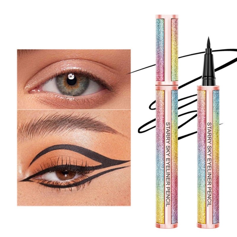 EHIOG Waterproof Liquid Eyeliner Black - Precise Liquid Smudge-proof Liquid