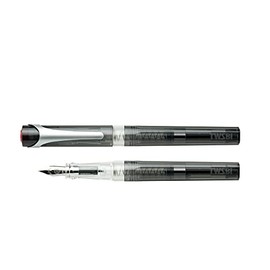 TWSBI Swipe Fountain Pen with Arista A6 Notebook - Smoke Black Fine