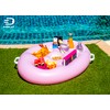 DIVEBLAST: Pink Floating Table for Pool - Hot Tub Accessories