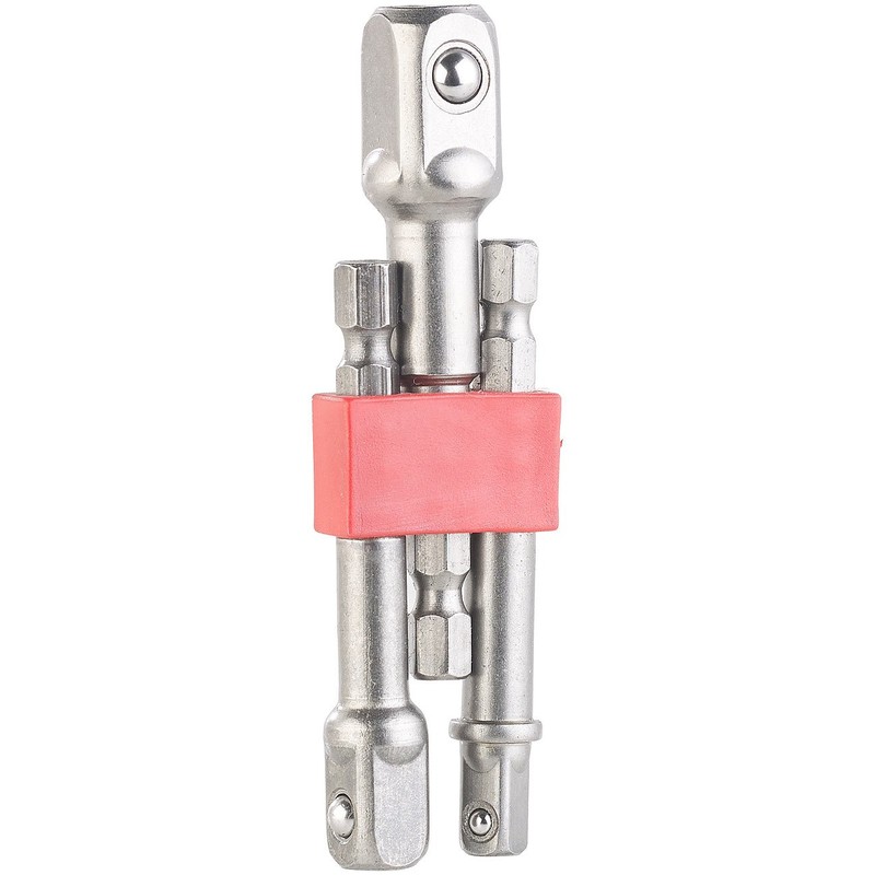 AGT Professional Bit Insert Adapter: 3 Piece Hex to Square