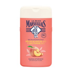 Le Petit Marseillais Extra-Genle Shower Gel Organic White Peach Organic Nectarine 250ml