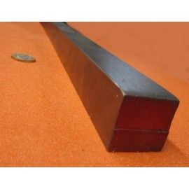 Basic 12L14 Square Carbon Steel Bars, 1 1/8" Square x 2 Ft Length