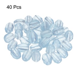 sourcing map Kitchen Sink Rack Feet 4mm ID x 13mm OD PVC Sink Replacement Feet for Protective Sink Grid, Clear Pack of 40