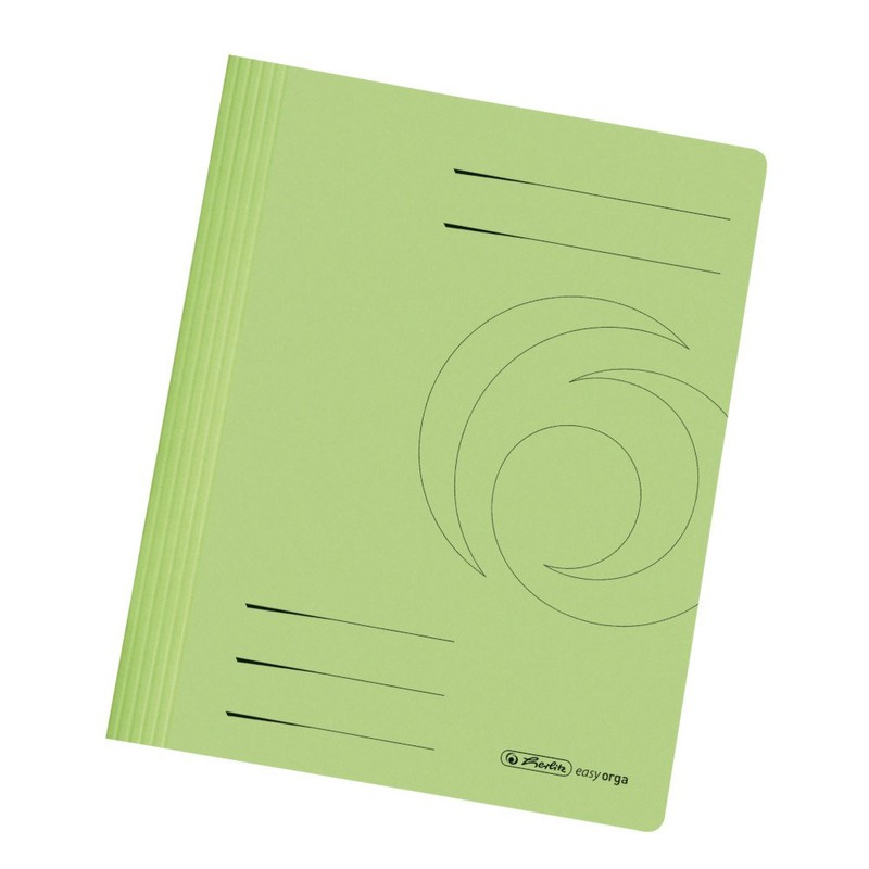 Herlitz Manila Cardboard File Folders, DIN A4, 10 Colours, Pack
