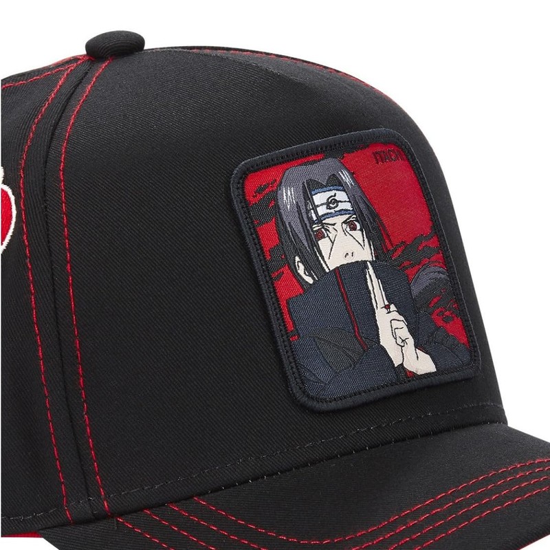 Capslab Itachi Naruto Black Adjustable Snapback Cap