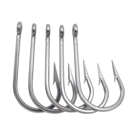 ANNIBBY Big Game Circle Hooks Extra Strong Tuna、Alligator、Shark Hooks Large Fish Hooks for Saltwater