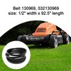 130969 532130969 Drive Belt 1/2"x 92.5" Replaces for Husqvarna/Craftsman/AYP/Poulan YTH22V46